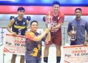 Tim Putra Polres Siak Juara di Final Turnamen Voli Kapolda Riau Cup 2024