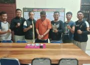 Polsek Perhentian Raja, Tangkap Pelaku Pengedar Narkoba di Desa Kapau Jaya 