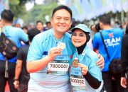 Kapolda Riau Irjen Pol Muhammad Iqbal Didampingi Ketua Bhayangkari Nindya Iqbal Ikut Serta Dalam Kegiatan Riau Bhayangkara Run