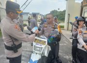 OPS Patuh LK 2024 Wakapolres Pimpin Pemeriksaan Surat Kendaraan Bermotor Seluruh Personil Polres Meranti