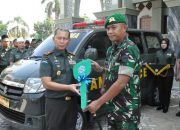 Luar Biasa Danrem 031/WB Serahkan Ambulance Untuk Prajurit Harimau Kampar Yonif 132/BS