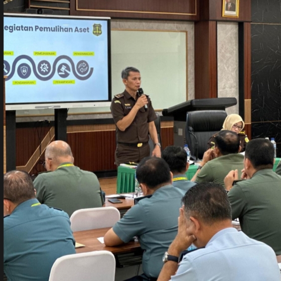 Bentuk Sinergi Kejaksaan RI dan TNI, Jaksa dan Oditur Ikuti Pelatihan Asset Tracing IMG_20240720_103221