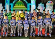 AKBP (Purn) H. Asmar didampingi istri Hj. Ismiatun Buka MTQ ke-XIII Kecamatan Rangsang Barat