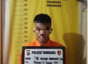 Polsek Tambang Amankan Pelaku Pencurian Minyak Goreng di Toko Grosir Sinar.