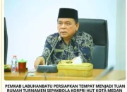 Pemkab Labuhanbatu persiapkan tempat menjadi tuan rumah turnamen sepakbola korpri HUT kota medan