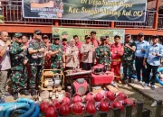 Danrem 044/Gapo Dampingi Pangdam II/Swj Berikan Edukasi Ke Masyarakat Tentang Ancaman Karhutla