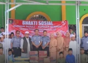Rangkaian Peringatan Hari Pengayoman ke 79 Tahun ,Lapas Muara Enim gelar Bakti Sosial
