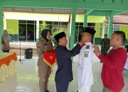 Pengukuhan Anggota Paskibraka Kecamatan Kelekar Kabupaten Muara Enim 2024