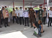 Forkopimda Muara Enim Lakukan Pemusnahan Barang Bukti 