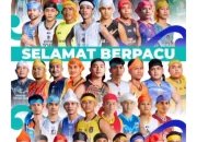 Lomba Nasional Pada festival Pacu Jalur Tradisional 2024 Ditepian Narosa Teluk Kuantan