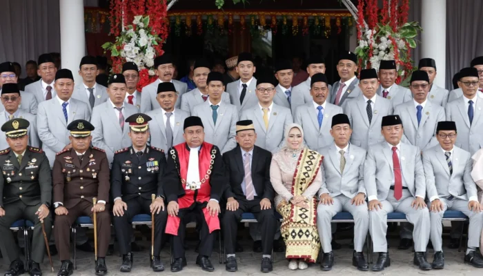 Pelaksanaan Pengambilan Sumpah/Janji Anggota DPRD Kabupaten Lampung Timur Oleh ketua Pengadilan Negeri Sukadana