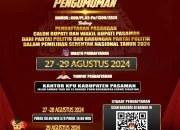 KPU Pasaman Umumkan Pendaftaran Pasangan Calon Bupati dan Wakil Bupati Pasaman