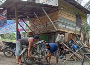 Dalam Keterbatasan Fisik Warga Labusel Tetap Semangat Menjalani Aktifitas 