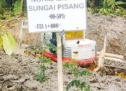 Diduga Proyek Siluman Balai Besar?, Kegiatan Normalisasi Sungai Pisang Desa Palas Pasemah Lam-Sel Dipertanyakan!