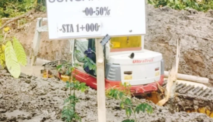 Diduga Proyek Siluman Balai Besar?, Kegiatan Normalisasi Sungai Pisang Desa Palas Pasemah Lam-Sel Dipertanyakan!