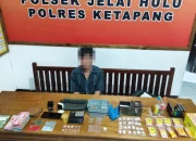 Polsek Jelai Hulu Tangkap Pelaku Narkoba, BB 37.32gram Turut Diamankan