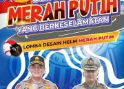 DITLANTAS POLDA RIAU GELAR LOMBA DESAIN HELM MERAH PUTIH