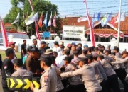 Jelang Pilkada 2024, Polres Pekalongan Gelar Latihan Sispamkota