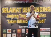 Kapolres Melawi Buka Open Tournament Billiard 9 Ball