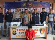 Polres Muara Enim Gelar Konferensi Pers Ungkap Kasus Pencurian di TK Pertiwi
