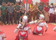 Tiem Pengawasan dan Evaluasi Mabes TNI Kunker Kegiatan TMMD ke-121 Kodim 0424 Tanggamus