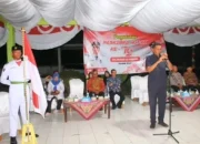 Pengukuhan Paskibraka Kecamatan Gelumbang Berlangsung Lancar