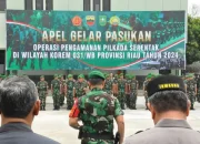 APEL GELAR PASUKAN KESIAPAN PENGAMANAN PILKADA SERENTAK TAHUN 2024, DI WILAYAH KOREM  031/WB