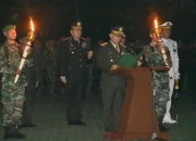 Danrem 031/WB pimpin Apel Kehormatan dan Renungan Suci di TMP Kusuma Dharma