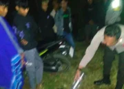 Peran Aktif  Patroli Malam, Anggota Polsek dan Koramil Paninggaran Pergoki Delapan Pemuda Asik Minum Miras