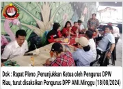 Gelar Rapat Pleno Pengurus DPW AMI Riau Pilih Hendra Gantikan Mustaqin