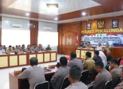 Rakor Lintas Sektoral OPS Mantap Praja Candi 2024–2025 Polres Pekalongan Digelar