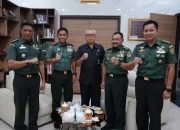 Perkuat Sinergi Kepala kantor Wilayah BPN Provinsi Sumatra Kunjung Pangdam II/Sriwijaya dan didampingi Oleh Kakumdam II/Swj Menerima Audensi Kakanwil BPN Propinsi Sumatra Selatan