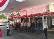Polres Muara Enim Laksanakan Pengamanan Kantor KPU