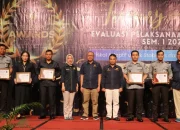 Kemenkumham Riau Borong Penghargaan di Evaluasi Anggaran Semester I