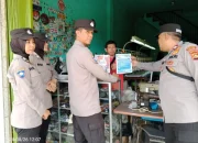 Polres Muara Enim Gelar Penyebaran Brosur Himbauan Kamtibmas
