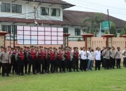 Apel Operasi Mantap Praja Musi 2024, Polres Muara Enim Amankan Tahap Pendaftaran Paslon Bupati/Wakil Bupati Muara Enim