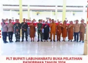 PLT BUPATI LABUHANBATU BUKA PELATIHAN PASKIBRAKA TAHUN 2024