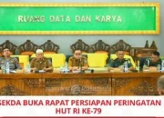 SEKDA BUKA PERSIAPAN PERINGATAN&nbsp;  HUT RI KE ‑79