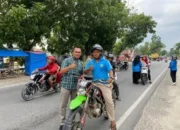 Memperingati HUT Ri Ke-79 Dinas Pemberdayaan Masyarakat Desa(DPMD) Labuhanbatu Bagikan Bendera Merah Putih