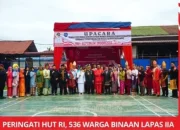 HUT RI Ke-79 tahun 2024, sebanyak 536 orang warga Binaan dan Tahanan Lapas kelas IIA Rantauprapat memperoleh remisi umum 