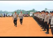 Apel Gelar Pasukan Operasi Mantap Praja Toba 2024 Di Alun-Alun Aek Kanopan Labura 