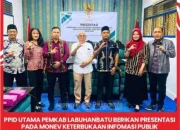 PPI Utama Pemkab Labuhanbatu Berikan Presentasi Pada Monev Keterbukaan Impormasi Publik