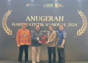 Lampung Timur dapat penghargaan kembali dari (BPS) RI