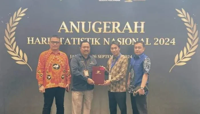 Lampung Timur dapat penghargaan kembali dari (BPS) RI