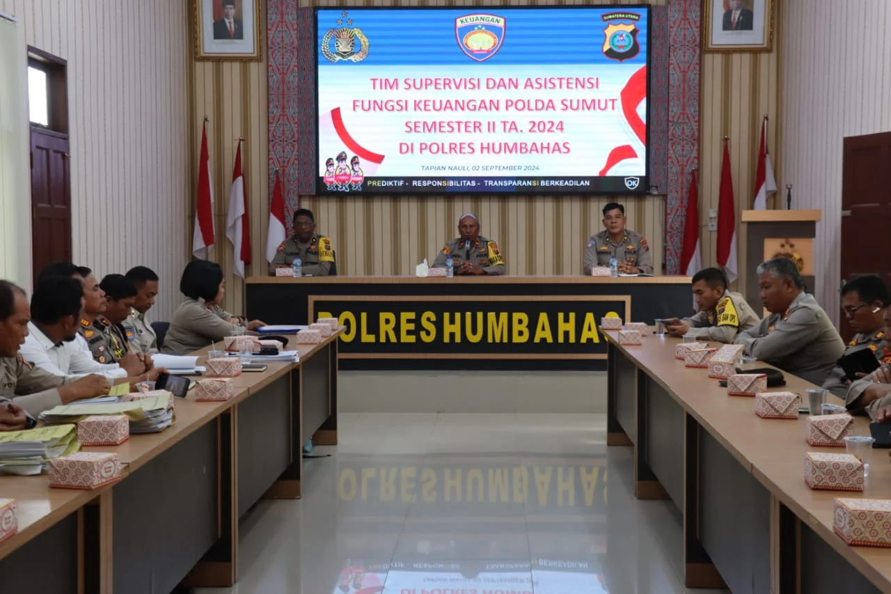 Tim Supervisi Dan Asisten Fungsi Keuangan Polda Sumut kunjungi Polres Humbang Hasundutan IMG-20240902-WA0006