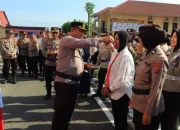 Kapolres Labuhanbatu Pimpin Upacara Hari Jadi Polwan ke-76