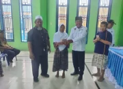 Kades Pasar V Kebun Kelapa H Sumantri, Salurkan Bantuan BLT Ke 49 Warga Penerima Manfaat