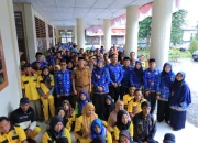 Ambil Apel Pagi di Dinas PRKP2LH, Bupati Sabar AS berikan motivasi.