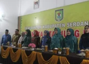 Kadis Kominfo Sergai Dampingi Ketua TP-PKK Sosialisasi PPKS/ Satya Gatra