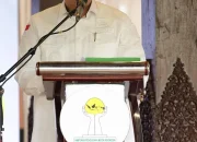 Wakil Bupati Lampung Timur AZWAR HADI Hadir dan meberi sambutan Atas di lantik ketua (BPC HIPMI) Yang baru